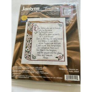 Stamped Cross Stitch Kit 1999 Janlynn~ Thy Kingdom Come  New sealed package